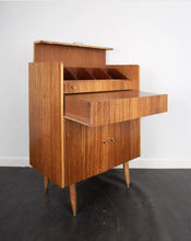 Load image into Gallery viewer, Retro Walnut Metamorphic Fold Out Bureau
